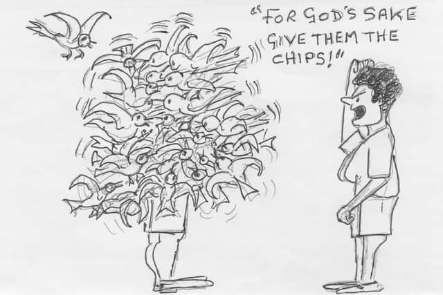 One of Ron's cartoons