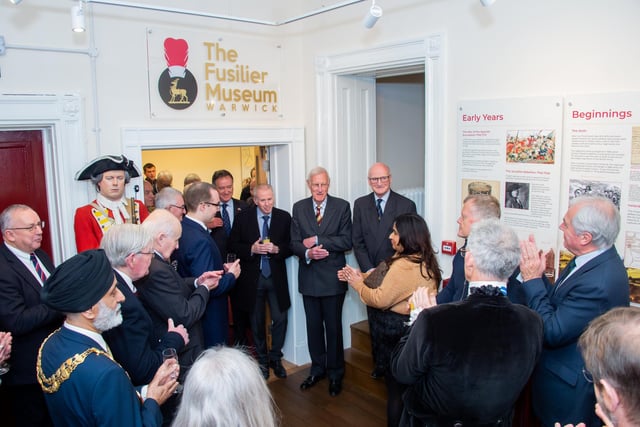 Many dignitaries and VIPs attended the official opening of the museum, which was undertaken by Henry Montgomery, grandson of Field Marshal Montgomery. Photo by MIke Baker