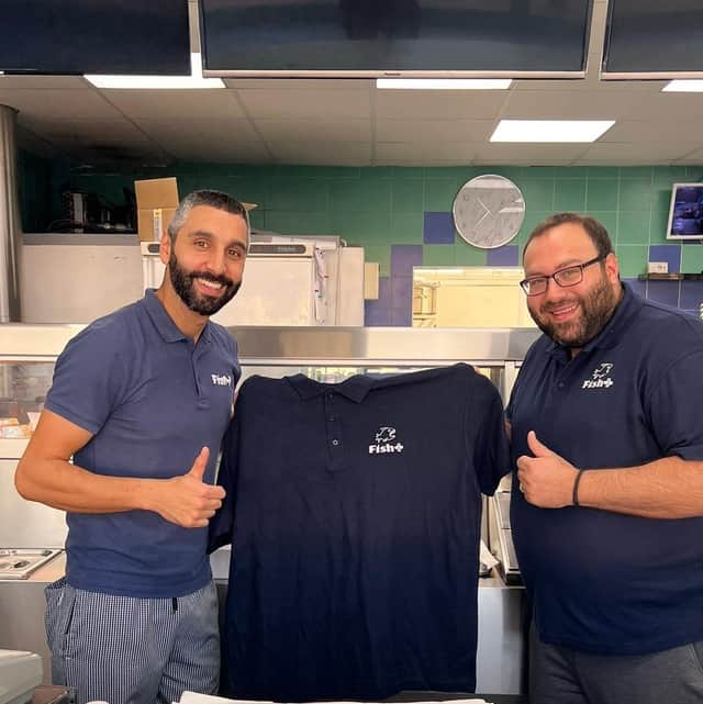 Andreas Kattou with new business partner Diamandis Gregoriou.