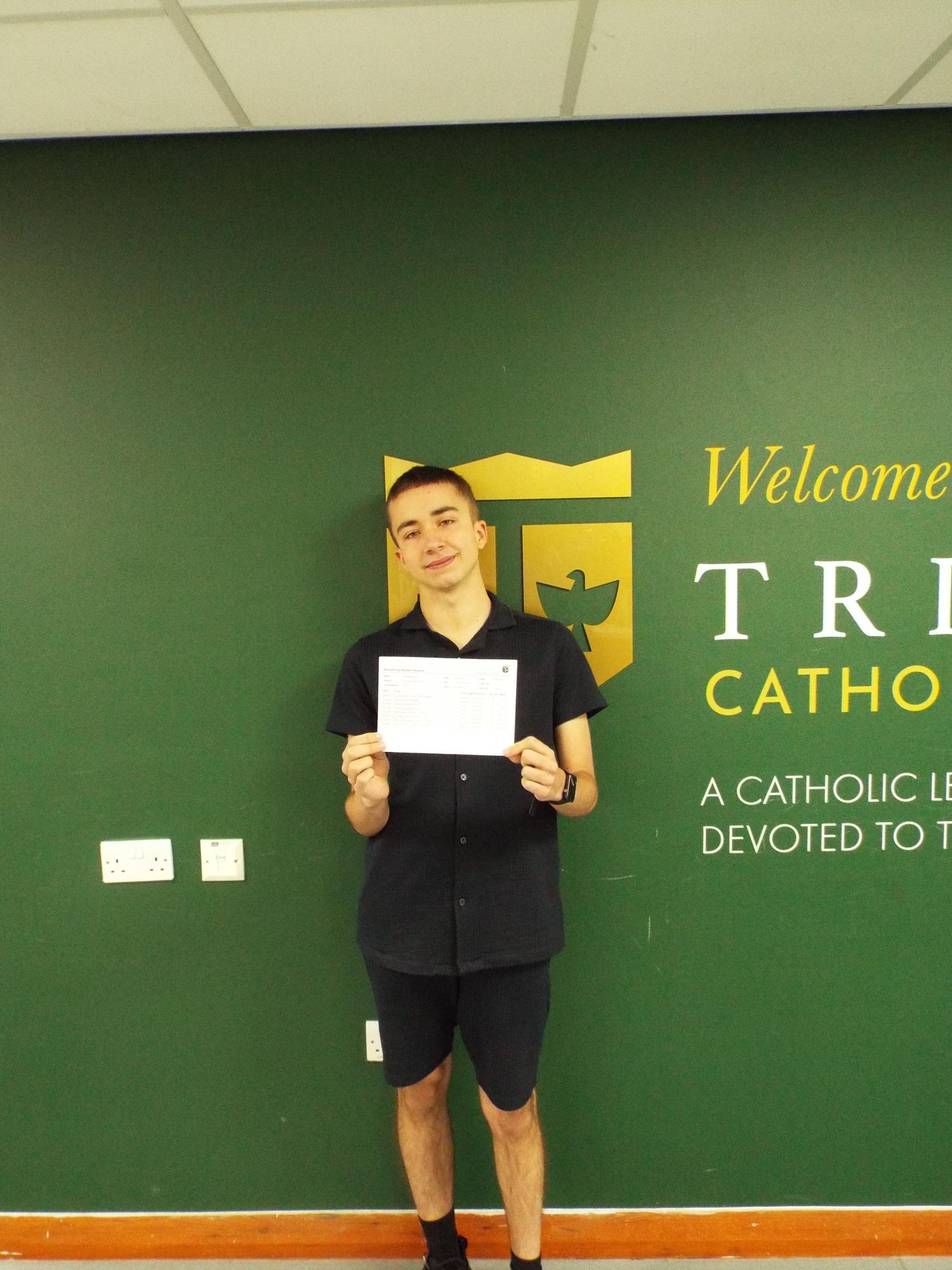 Trinity Catholic School celebrates outstanding GCSE results
