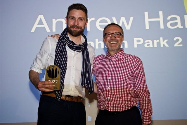 Winner of the Food Hero Award - Andrew Hartshorn, Finham Park 2 School in Coventry. Photo by David Fawbert Photography