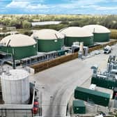 A computer generated picture by the Stop Hardwick Energy group showing what the anaerobic digester plant might look like