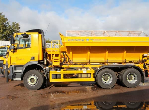 This week may see a return to our roads for Warwickshire County Council’s fleet of gritters. Photo by Warwickshire County Council