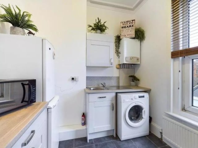 This one bedroom flat in Victoria Road North, Southsea, is on sale for £170,000. It is listed on On The Market by Chinneck Shaw.