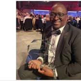 Robert Kabanga was named National Carer of the Year at the National Great British Care Awards. Photo supplied