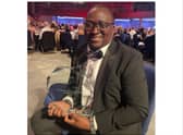 Robert Kabanga was named National Carer of the Year at the National Great British Care Awards. Photo supplied