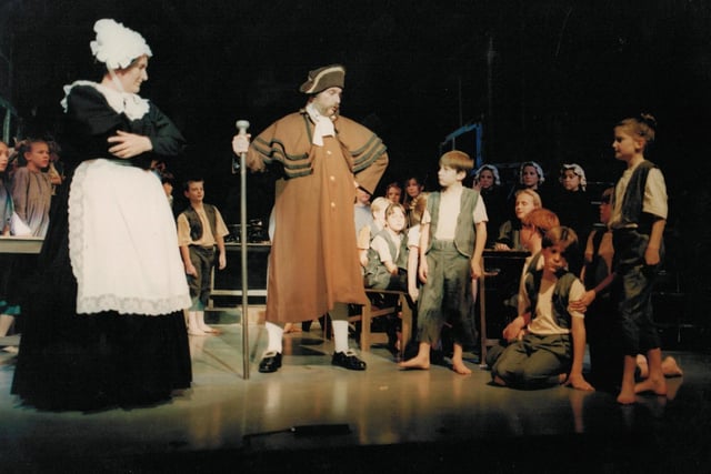 Spa Theatre Company adults in the 1992 production of Oliver! Credit: Spa Theatre Company