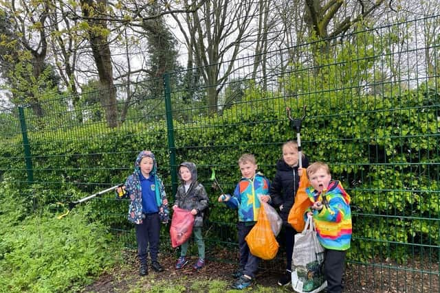 Pictured left to right are Oliver, Henry, Joseph, Scarlett and Felix. Picture supplied.