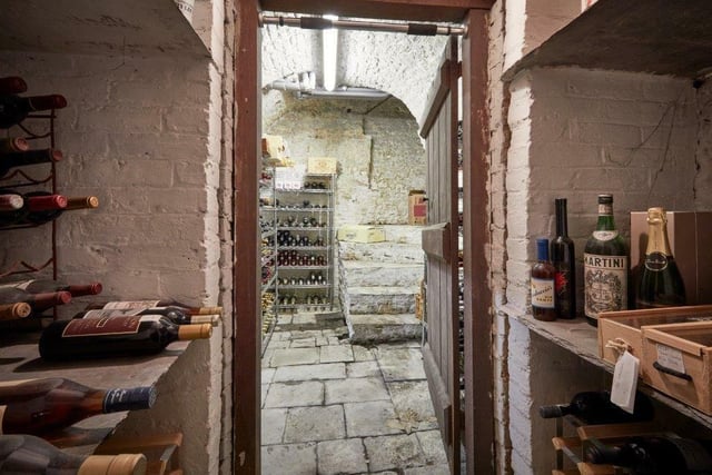 The wine cellar. Photo by Vaughan Reynolds