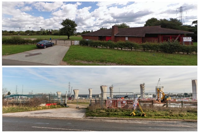 The Old Saltleians Rugby Club in Water Orton. The village has seen a massive change in recent years with HS2 work taking place in parts