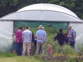 An Open Farm Sunday at Canalside Community Food in 2016.