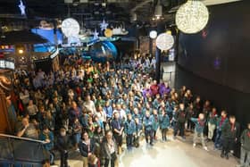 scouts at The National Space Centre