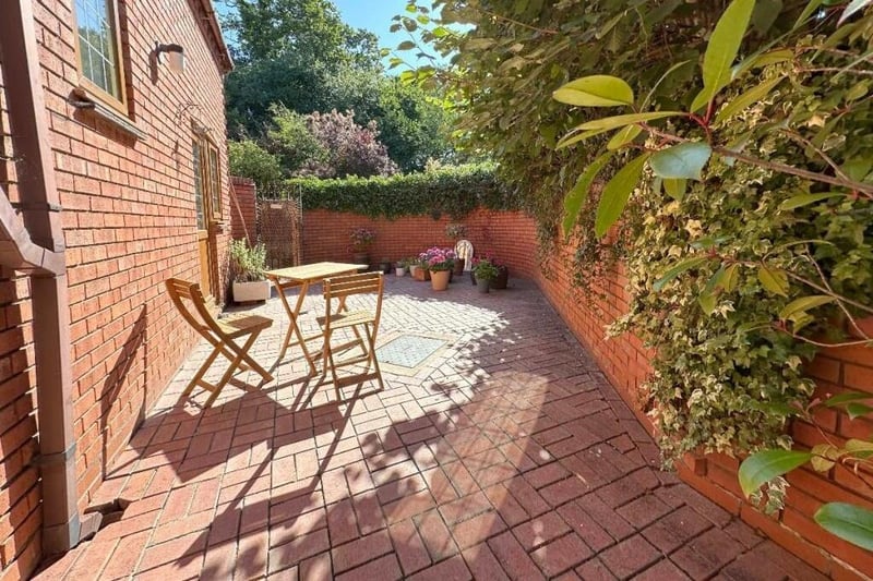The patio area. Photo by Kingsman Estate Agents