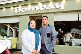 Iftahara Ahmed and Iftehar Ahmed outside Bombay in Regent Street, Leamington. Picture supplied.