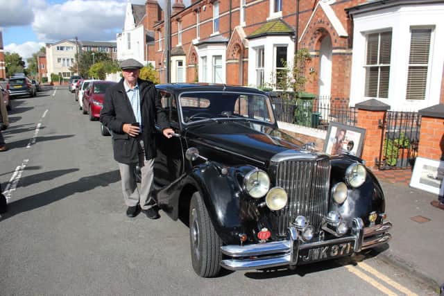 David Morse with his vintage Mk V Jaguar. Picture supplied.