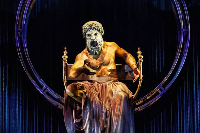 'Romance, deception, political intrigue, beauty, buffoonery, beheading – it’s all here': Jupiter in Cymbeline (photo: Ellie Kurttz)