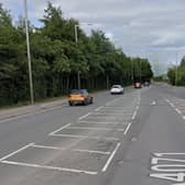 The accident happened near Rugby Cement. Google Street View.