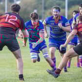 Richard Mullis, supported by his Pack, on the charge. Pic by Ken Pinfold.