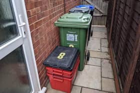 Warwick District Council bins.