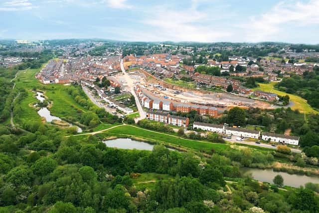 B&DWM - Drone footage showing the swathes of greenery and waterways adjacent to Saxon View
