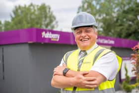 Leigh Larkins, Ashberry Homes Site Manager won a Quality Award in the Pride in the Job competition