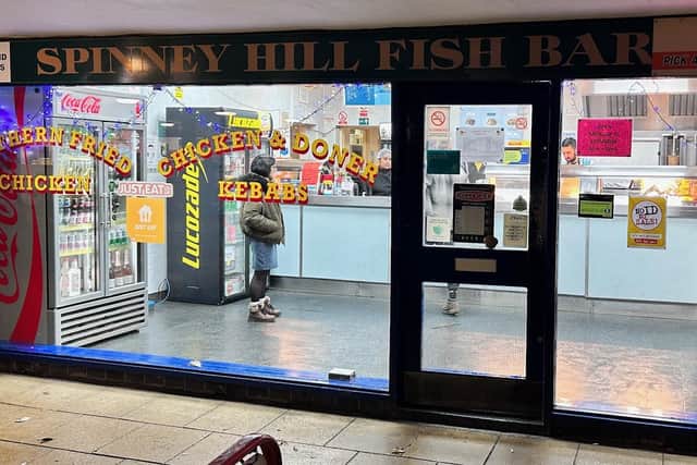 The Spinney Hill chip shop. Photo supplied
