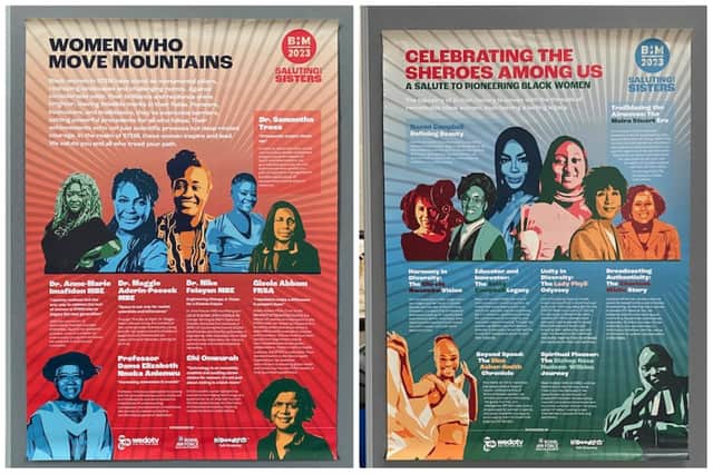 An exhibition, titled ‘Saluting our Sisters’, highlights the role black women from African and Caribbean communities have played in shaping our history. It is currently on display at All Saints' church until October 21, as part of Black History month.