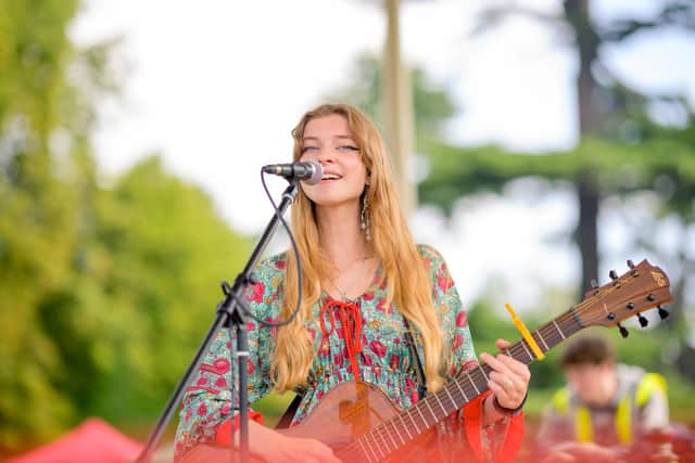 One of the acts at Leamington’s hugely popular Food and Drink Festival in 2022. Photo by Jamie Gray