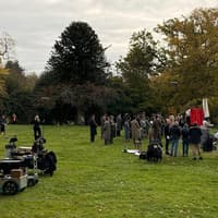Film crews spotted in Leamington's Jephson Gardens