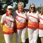 The team of Tina Gray, Sue Hornsby, Gill Maund and Di Medhurst.