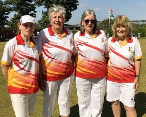 The team of Tina Gray, Sue Hornsby, Gill Maund and Di Medhurst.