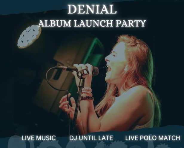 Guided will release her debut album 'Denial' at a concert at Rugby Polo Club next month.