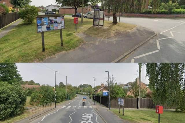 The location of the assault in Bishop's Itchington. Photos from Google Streetviews supplied by Warwickshire Police