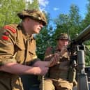 The Royal Warwickshire Regiment WW2 Living History Group. Photo supplied