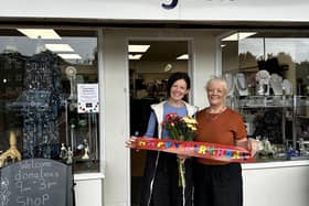 Nikki Brooks, Retail Operations Manager (Left) and Jeannette Emery, Shop Manager for the last 19 years (right)