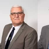 Cllr Derek Poole, left, is the new Conservative group leader on Rugby borough council, with Cllr Ian Picker, right, stepping up to be deputy.