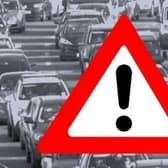 Traffic is now clearing on the M275 following an incident involving a moped in which the driver suffered minor injuries.