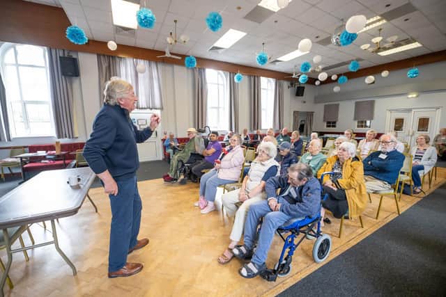 BWM - SGB-5319 - Professor Peter Jenner from Kings College attended to provide a talk for the members