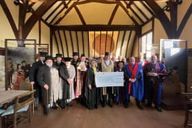 Hundreds of beer festival attendees have helped raise more than £7,000 for Warwick’s Lord Leycester. Photo by Warwick Court Leet