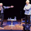 Colin Hall and Bob Harris on stage (photo: Mark Tipping Photography)
