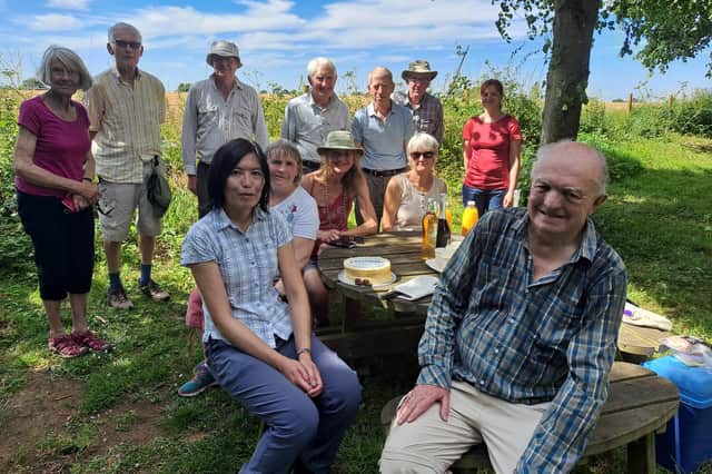 The Mid-Warwickshire Ramblers group celebrated it 50th anniversary with a walk on Sunday July 11.