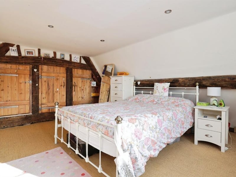 One of the bedrooms.