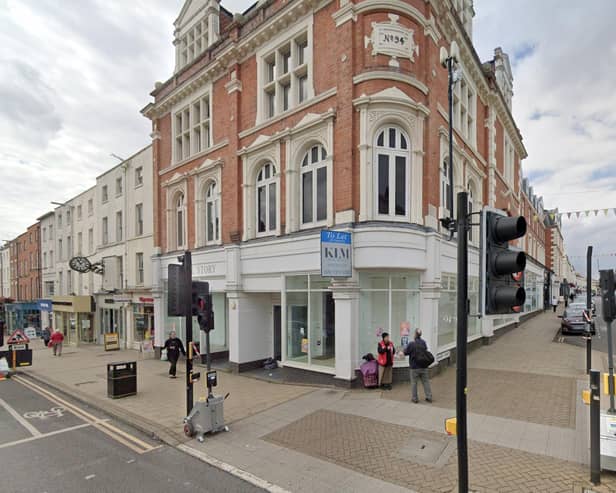 The former River Island shop in the Parade in Leamington. Photo by Google Streetview
