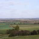 The countryside around Burton Dassett Southend. A talk about the settlement in the middle ages takes place in Banbury