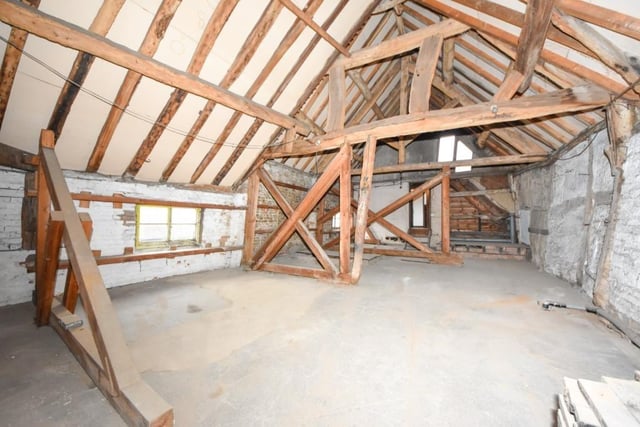 Inside the Grade II Listed property which is steeped in history