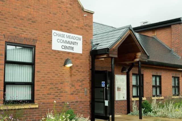 Chase Meadow Community Centre. Photo supplied