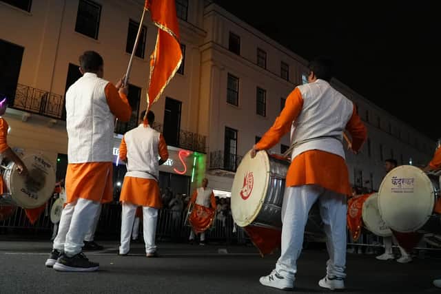 The Diwali light switch-on event in Leamington. Credit: Warwick District Council.