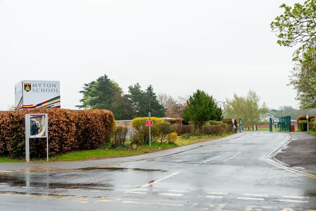 The headteacher at Myton School in Warwick has spoken out about the frustration caused by over RAAC concrete closures and the government denying funding for rebuilding. Photo by Mike Baker