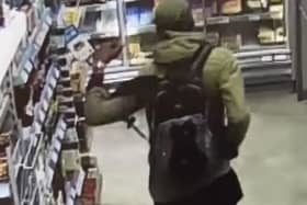 Prolific shoplifter caught on CCTV stealing bacon from Co-op a week after being given second chance by judge