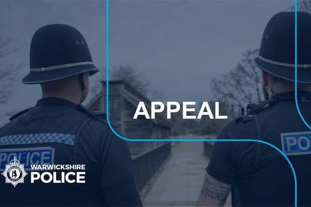 Warwickshire Police appeal.